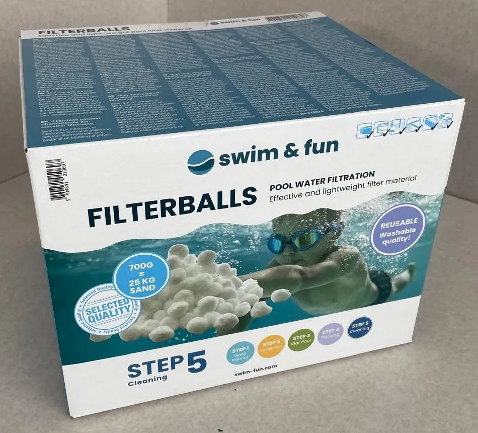 Filter balls 700 g (equivalent to 25 kg sand)